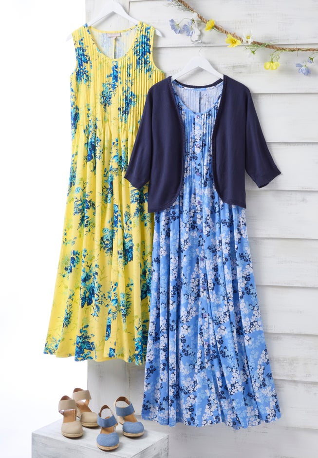 Pintucked Sleeveless Dress image number 3