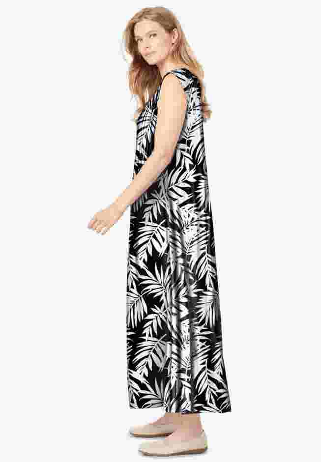 Pintucked Sleeveless Dress image number 2