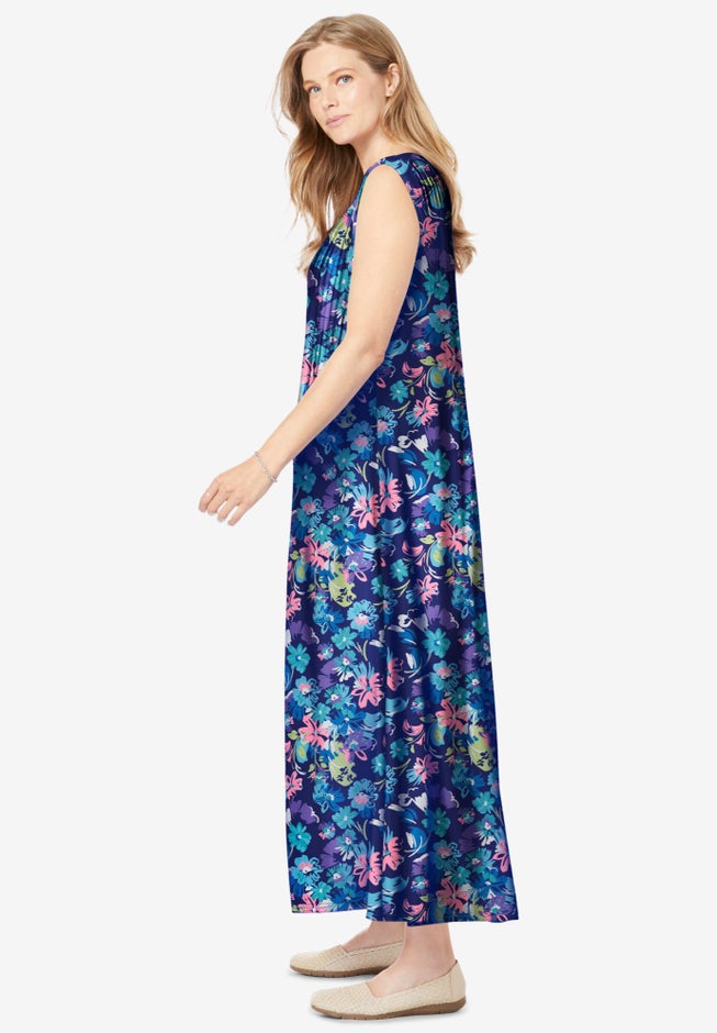 Pintucked Sleeveless Dress image number 2