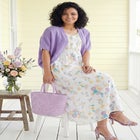 Pintucked Sleeveless Dress image number null