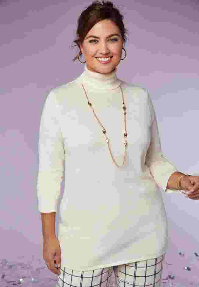 Cotton Cashmere Turtleneck image number 8