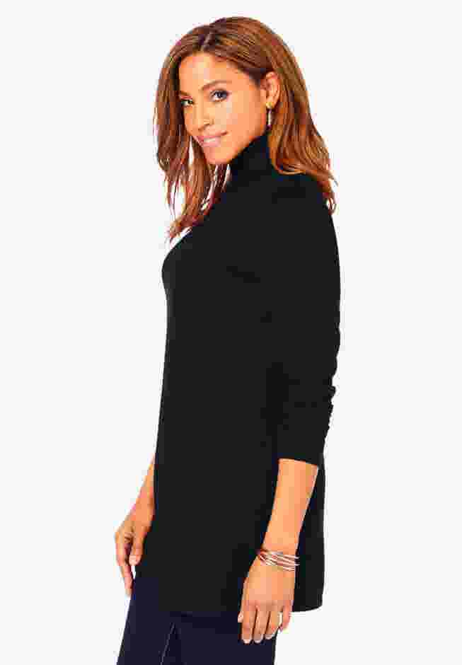 Cotton Cashmere Turtleneck image number 2