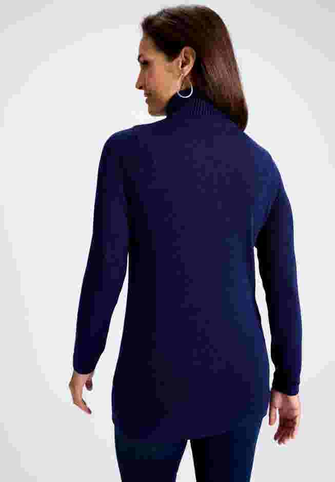 Cotton Cashmere Turtleneck image number 1