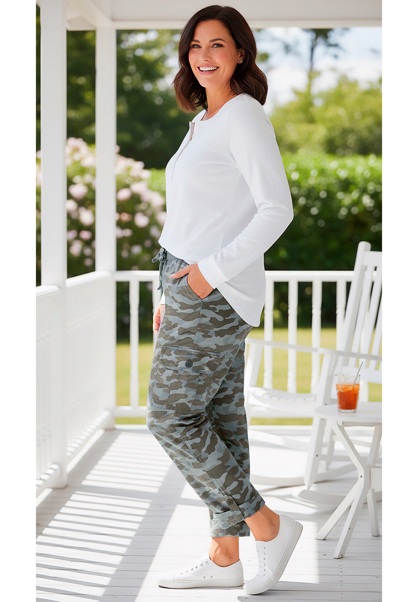 Convertible Length Cargo Pant/Capri image number 8