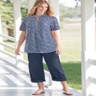 Convertible Length Cargo Pant/Capri image number null