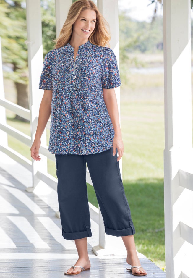 Convertible Length Cargo Pant/Capri image number 7