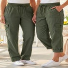 2 in 1 Convertible Cargo Pant to Capri image number null