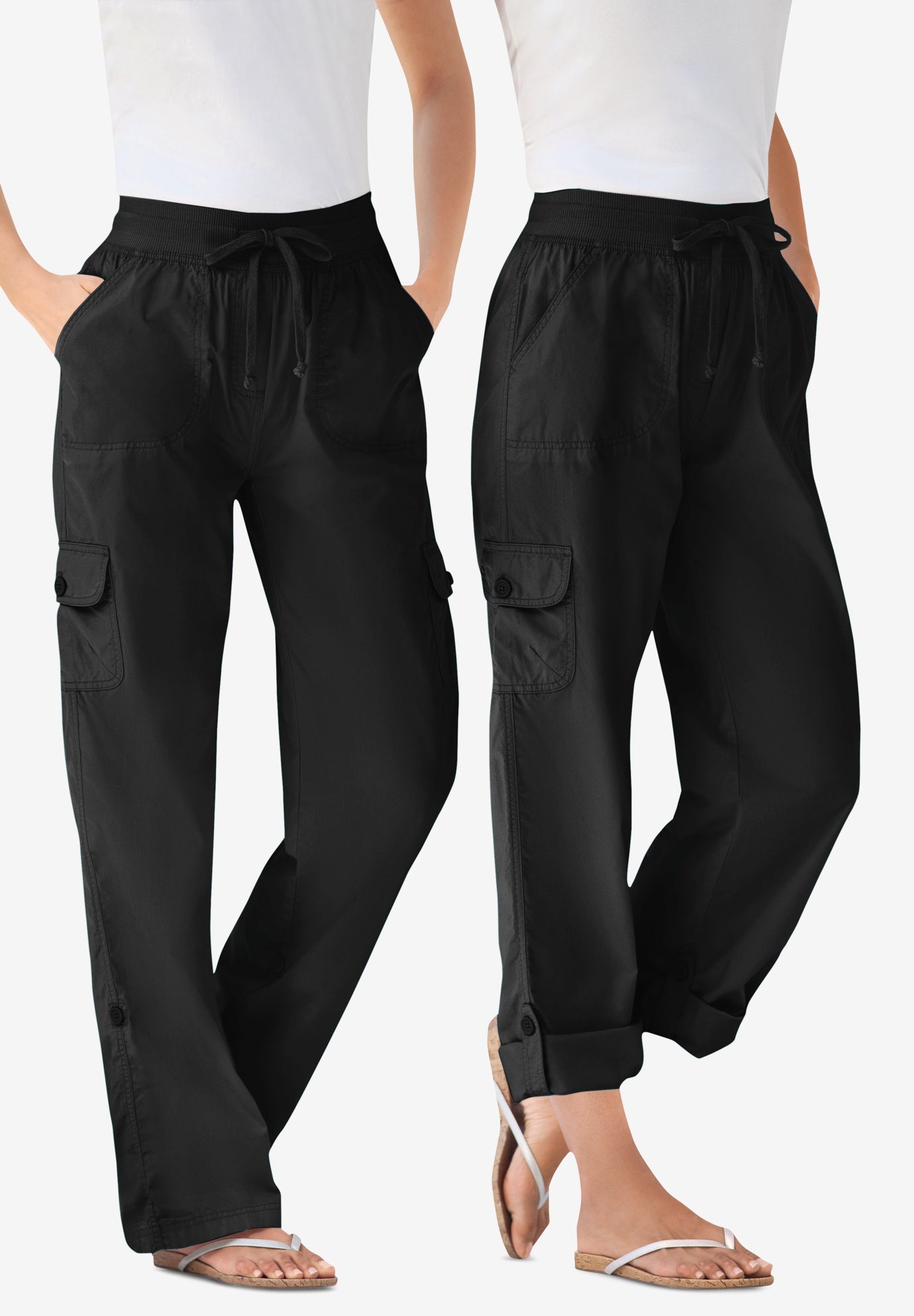 Convertible Length Cargo Pant/Capri image number 0