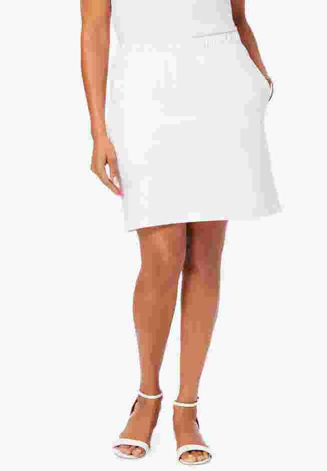 Everyday Stretch Cotton Skort image number 0
