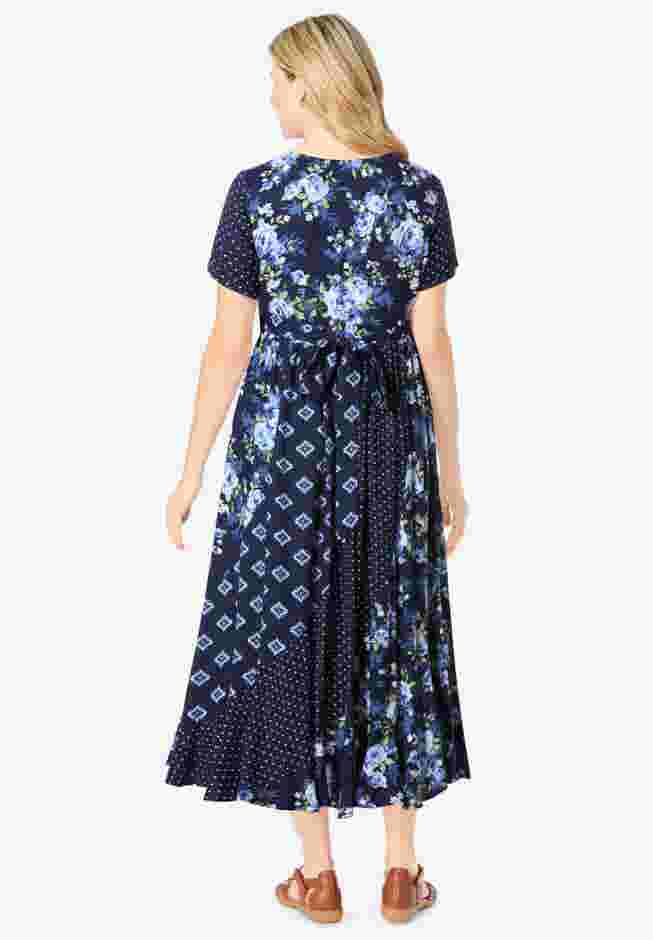 Mixed Print Maxi Dress image number 1