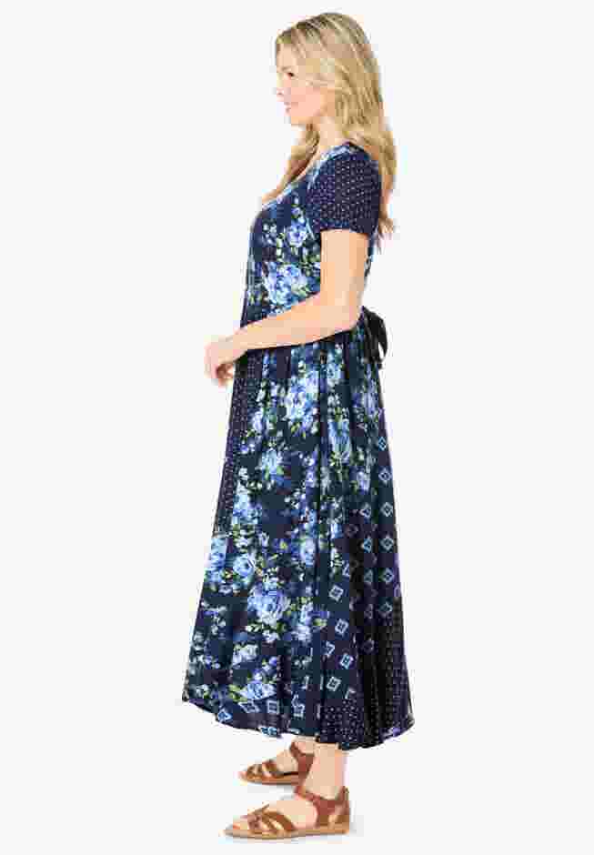 Mixed Print Maxi Dress image number 2