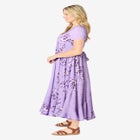 Mixed Print Maxi Dress image number null