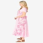 Mixed Print Maxi Dress image number null