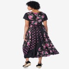 Mixed Print Maxi Dress image number null