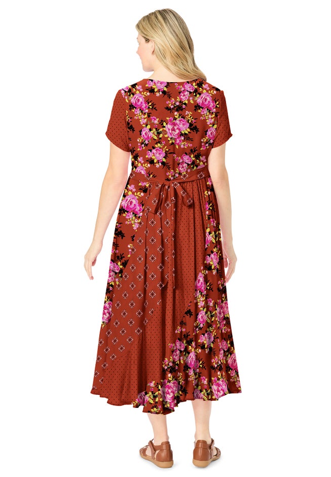 Mixed Print Maxi Dress image number 1