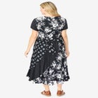 Mixed Print Maxi Dress image number null