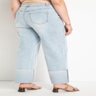 Cuffed Straight Leg Jean image number null