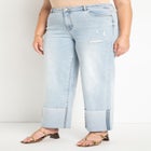 Cuffed Straight Leg Jean image number null
