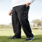 Fleece Cargo Sweatpants image number null