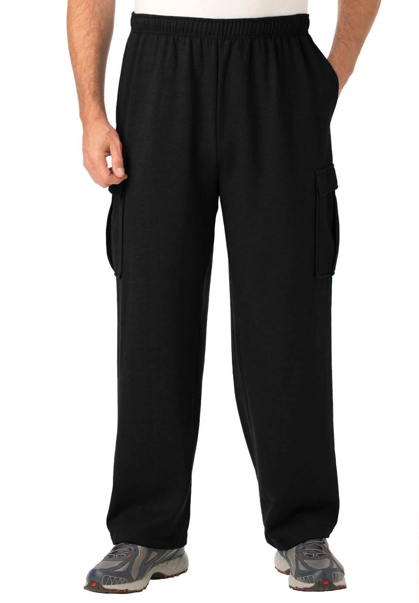 Fleece Cargo Sweatpants image number 1