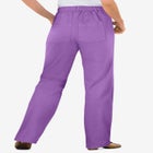 Perfect Back-Elastic Gap-Free Straight-Leg Cotton Jeans image number null