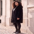Plus Size 2-in-1 Puffer and Faux Fur Coat image number 2