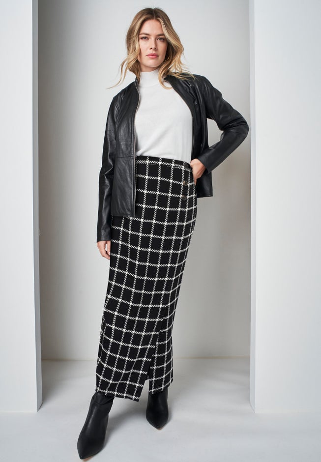 Side-Button Wool Skirt image number 0