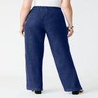 Plus Size Comfort Stretch Wide Leg Jean image number null