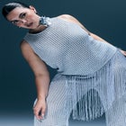 Crochet Fringe Sweater Tank image number null