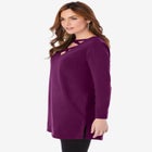 Crisscross Sweatshirt Tunic image number null