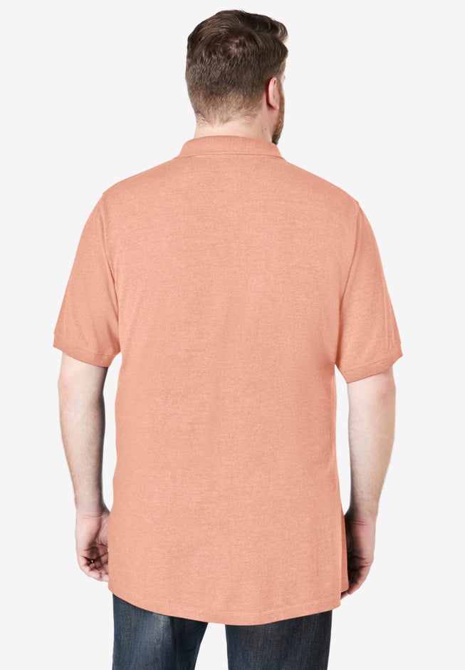 Shrink-Less&trade; Longer-Length Cotton Polo Shirt image number 1