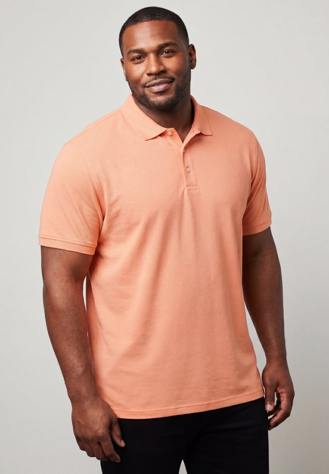 Shrink-Less&trade; Longer-Length Cotton Polo Shirt image number 2