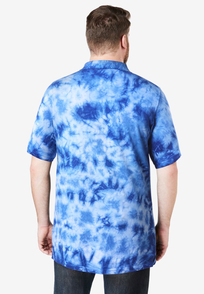 Longer-Length Shrink-Less&trade; Cotton Polo Shirt image number 1