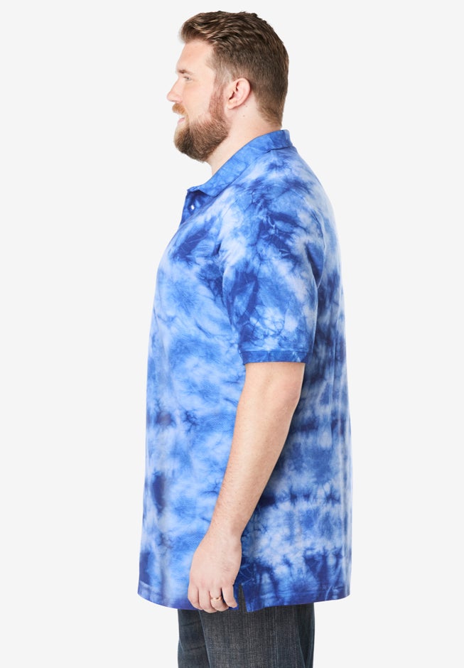 Longer-Length Shrink-Less&trade; Cotton Polo Shirt image number 2