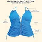 Plunge Tankini Top image number null