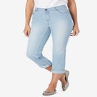 Stretch Denim Five-Pocket Girlfriend Jeans image number null