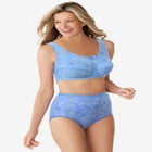 Cotton Back-Close Wireless Bra image number null