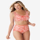 Cotton Back-Close Wireless Bra image number null