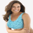 Cotton Back-Close Wireless Bra image number null