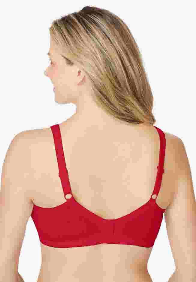 Cotton Back-Close Wireless Bra image number 2