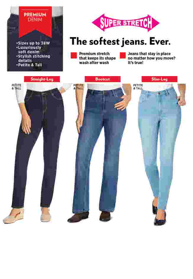 Comfort Stretch Slim-Leg Denim Jean image number 3