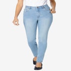 Slim-Leg Stretch Comfort Denim Five-Pocket Jeans image number null