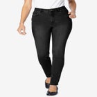 Slim-Leg Stretch Comfort Denim Five-Pocket Jeans image number null
