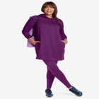 Longer-Length Hoodie Sweatshirt. image number null