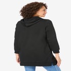 Longer-Length Hoodie Sweatshirt. image number 1