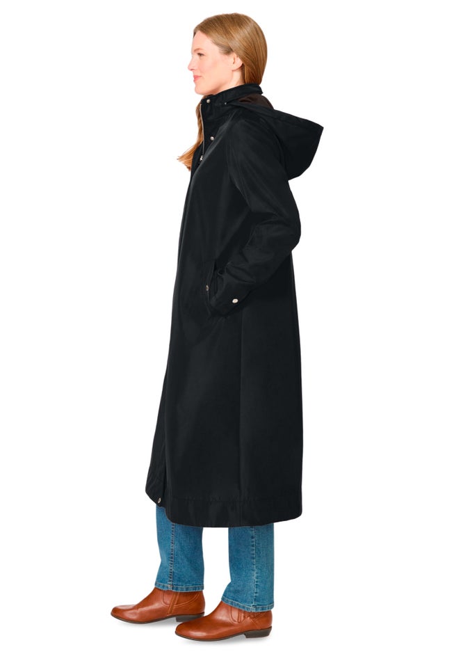 Long A-line Raincoat image number 2