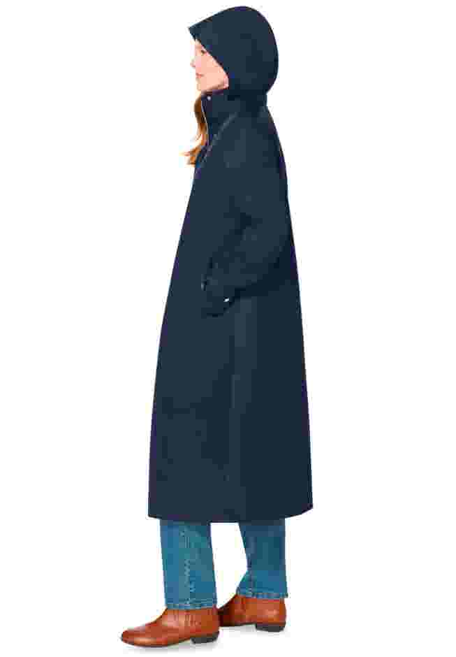 Long A-line Raincoat image number 3