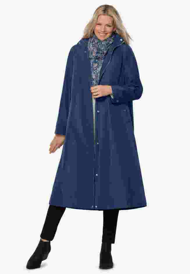 Long A-line Raincoat image number 0