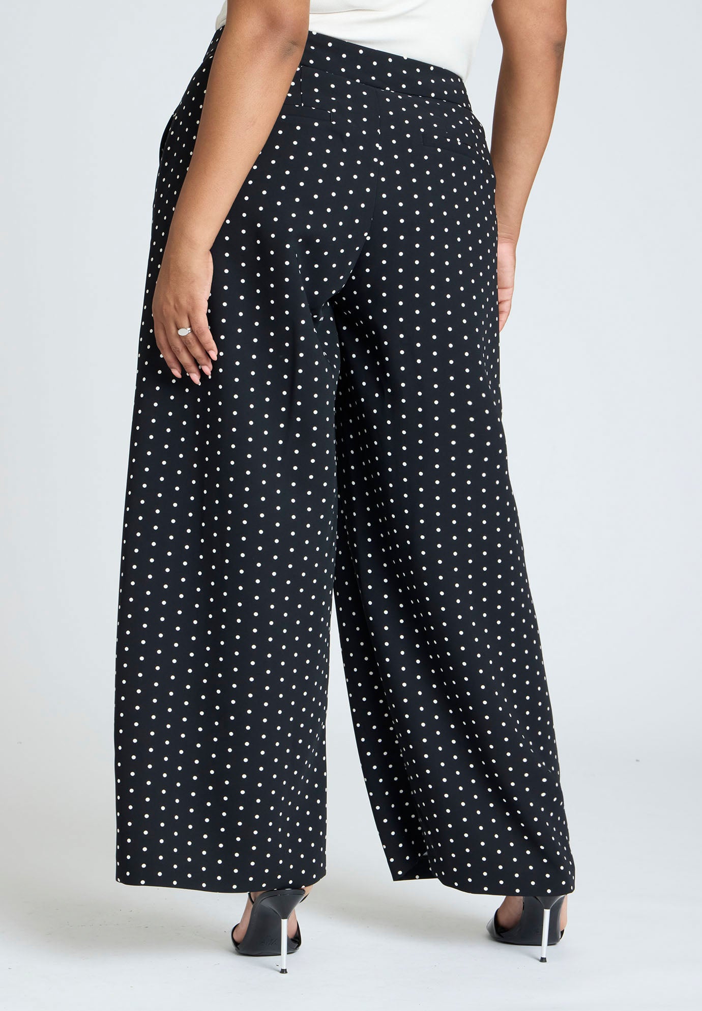 Printed Crepe Wide Leg Pant image number 2