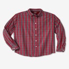 Long Sleeve Wrinkle-Free Plaid Shirt image number null